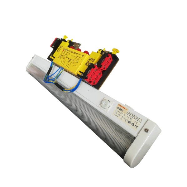 Plafonnier 18 W avec lumière clignotante et interrupteur de sécurité